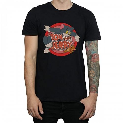 Tom and Jerry Mens Catch Cotton T-Shirt