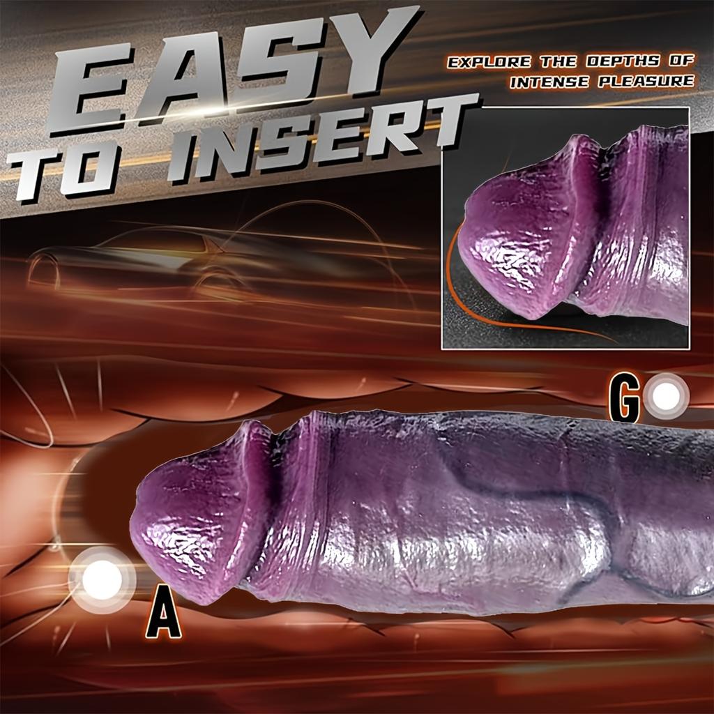 Ультрареалистичный мягкий силиконовый дилдо, 10,6 дюймов, реалистичный, с сильной присоской, большими яйцами и венами для реалистичной анальной игры, идеальный взрослый для женщин