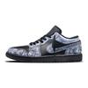 Jordan Air Jordan 1 Abrasion Resistant Low top Vintage Basketball Shoes Unisex Dark Gray 553558-093(Team81V4.0)