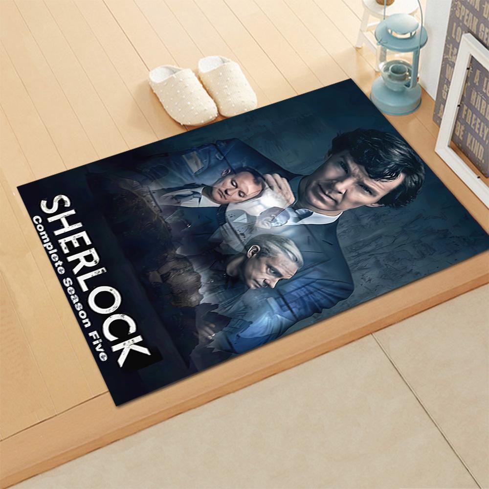 Современный детективный сериал Шерлок ковер для гостиных, спален, домашнего декора и в качестве подарков.