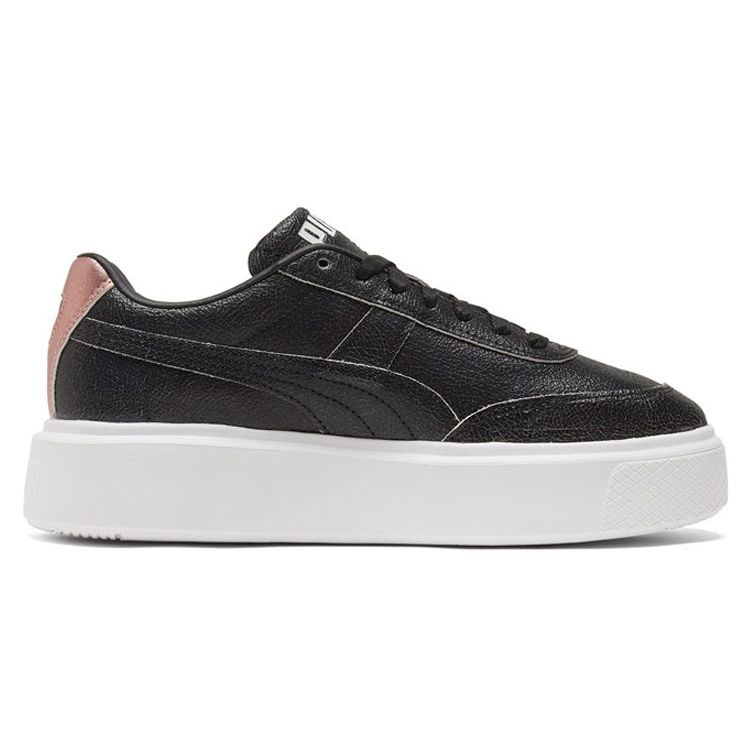 Puma Oslo Maya Повседневные Прочные Низкие Кеды для Скейтбординга Женские кроссовки Черный 382243-01