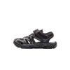 Li Ning Kids Outdoor Comfortable Fashionable Simple Versatile Shock Absorbing Low Top Sandals Kids Sandals Black YKEV028-1