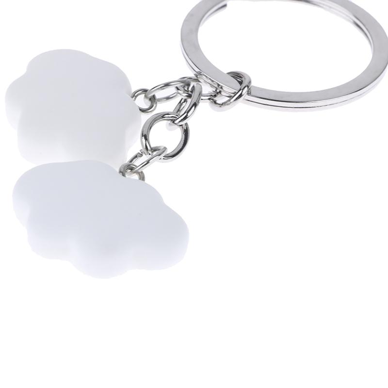 Souvenir Gifts For Women Men Car Key Handbag Pendants Keyring Diy Accessories Cute Resin Clouds Charms Keychain