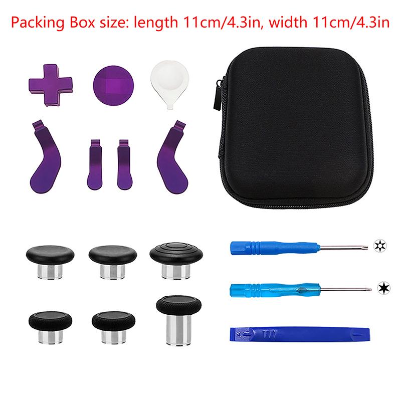 1 комплект колпачков клавиш 2-го поколения, металлический D-pad, триггерные лепестки, сменный стик для Xbox One Elit, комплект для ремонта, аксессуары