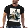 mountain watercolor TShirt Unisex t shirts for Unisex t shirt Unisex designer t shirts for Unisex cotton Tshirt