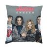 Дамиано Давид Maneskin Роскошная наволочка Украшение для спальни Поп-подушки для дивана Офиса Уличная подушка