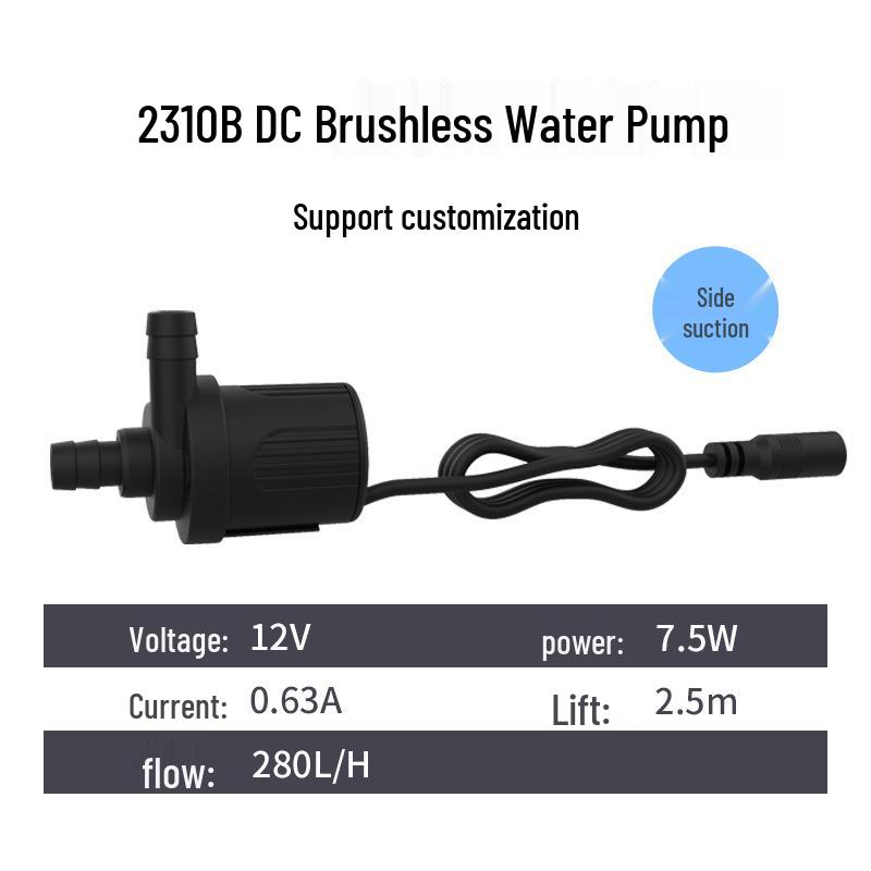 2024 Mini DC12V Brushless Water Pump for Soilless Culture & Ice Makers