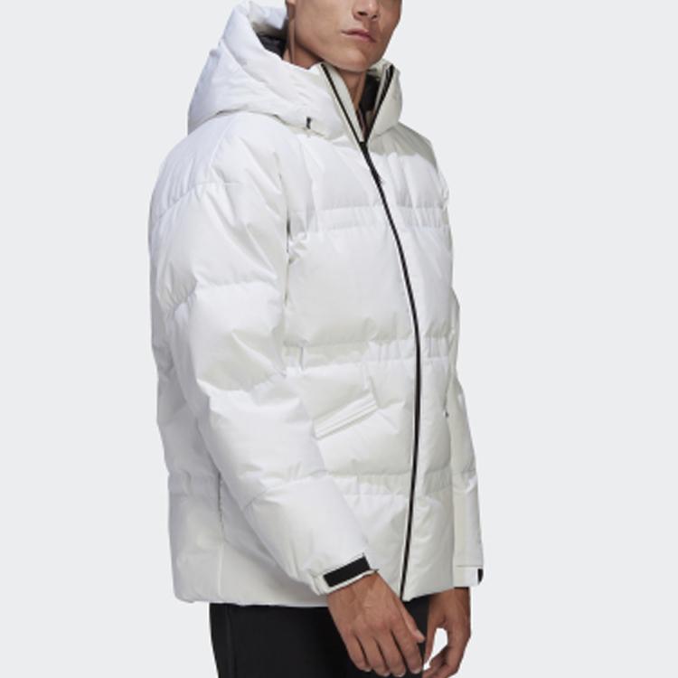 adidas Cold.rdy Мужская уличная куртка с капюшоном и длинными рукавами, белая GF0061