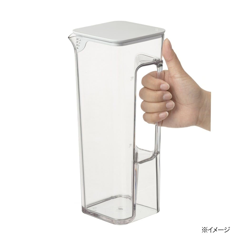 CAINZ Бутылка для холодной воды с ручкой, которая помещается в широкое горлышко, помещается в дверь, хороший дизайн, чай, чай из ячменя, кувшин для чая из ячменя, бутылка, 1,2 л, не