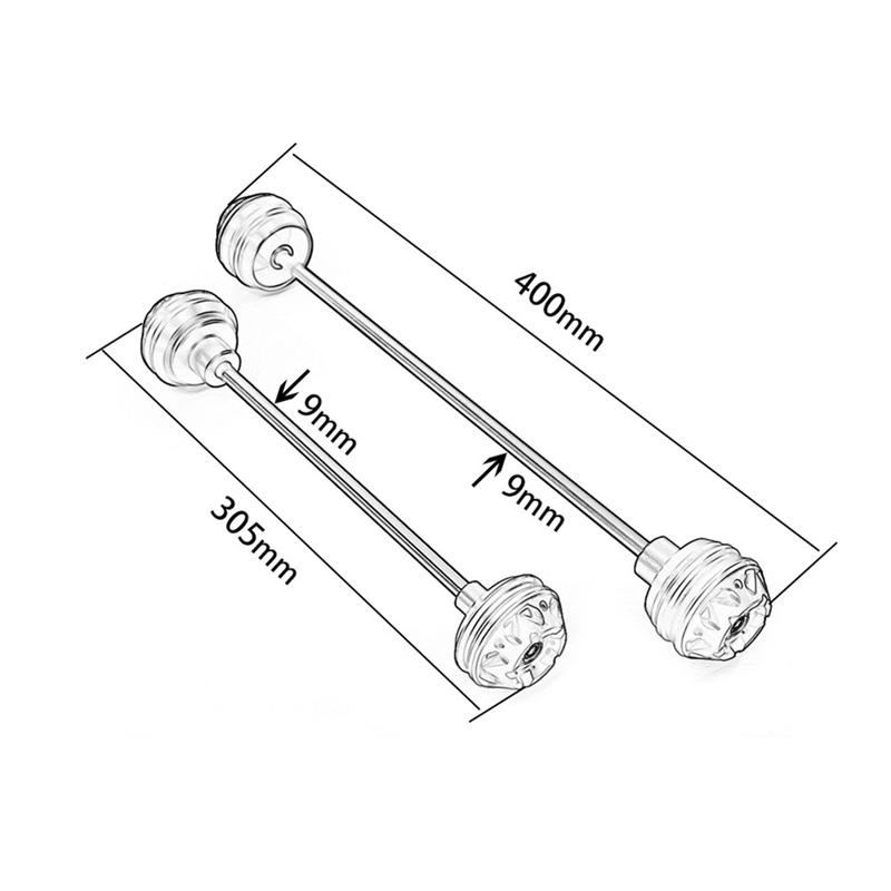 Motorcycle Modified Front Rear Wheel Rod Axle Kit Anti-Fall Protection Ball For BMW S1000RR HP4/S1000R Anti-Fall Block
