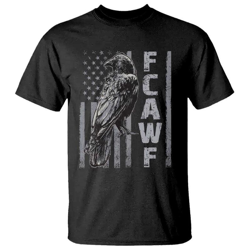Смешная футболка F CAW F Crow Винтажный американский флаг TS11