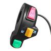 22mm Universal Motorcycle ATV Handlebar Turn Horn On/Off Light Signal Switch