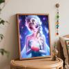 Disney Анимация цифровая масляная живопись Эльза DIY ручная роспись раскраска домашний декор принцесса сверкающий эстетичный настенное искусство холст
