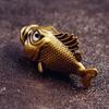 Ancient Fish Statue Handmade Copper Marine Animal Figurine Ornament For Living Room Bookshelf Decoration Sewing Project