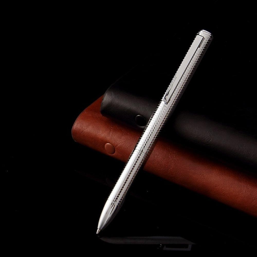 Шариковая ручка с металлическим корпусом для плавного письма, выдвижная ручка-роллер, классическая ручка-подпись