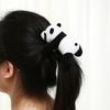 Cartoon Panda Hair Hoop Headband Furry Hairpin Scrunchie Barrette Alloy Brooch Styling Accessories for Women Girls