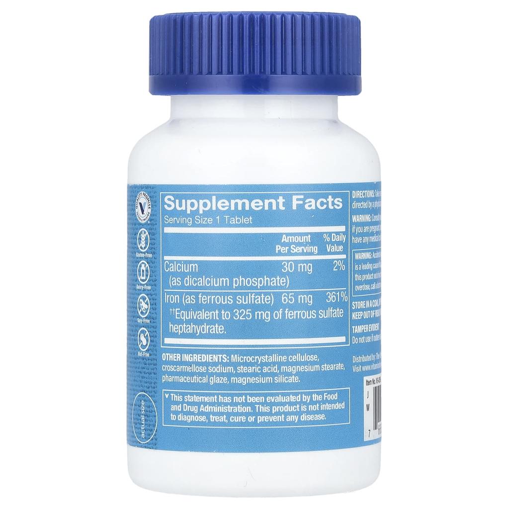 Iron, 65Mg, 100 Tablets