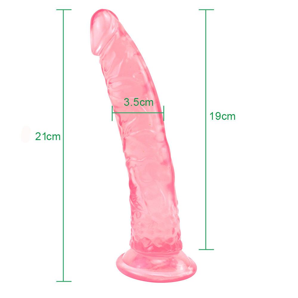 Женский TPE фаллоимитатор на присоске мастурбатор массажер влагалище для взрослых секс-игрушки