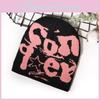 Alphabet Style Street Knit Hat With Thermal Acrylic Material For Seasons Fall