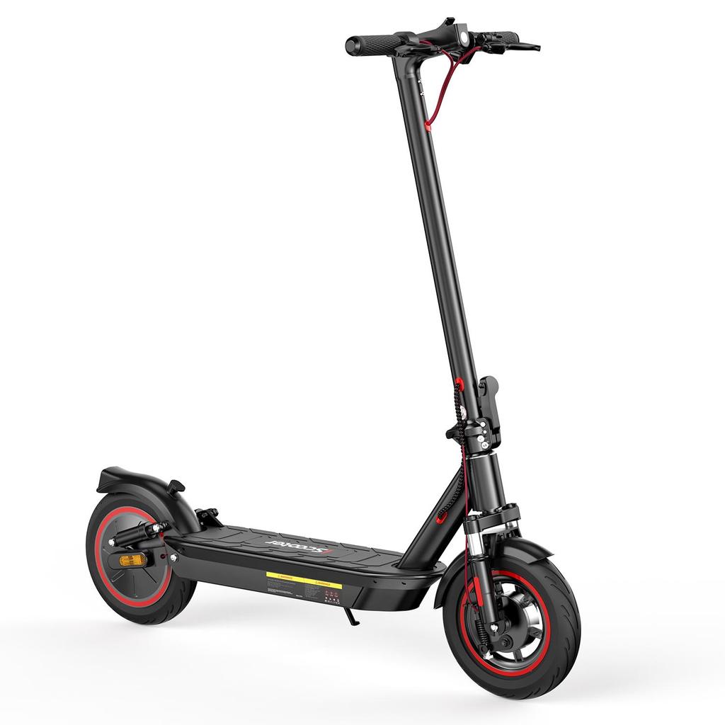 iScooter I10 10" 650W Electric Scooter, 42V 15Ah, 45km Range, Rear Drive, Air Tires, Dual Suspension, APP Control