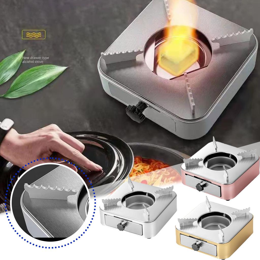 Small Stove For Indoor Use, Portable Camping Stove, Small Cooker, Camping Stove, Stainless Steel For Camping/BBQ/Picnics