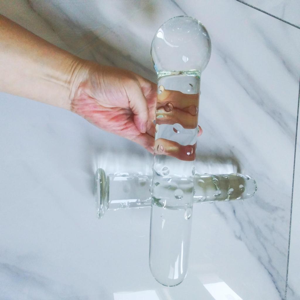 VaHppy Большой размер 1450 г 7 см анальная пробка jumbo skillfulness анальный расширитель тренировочные мастурбаторы дилдо стеклянные секс-игрушки для геев