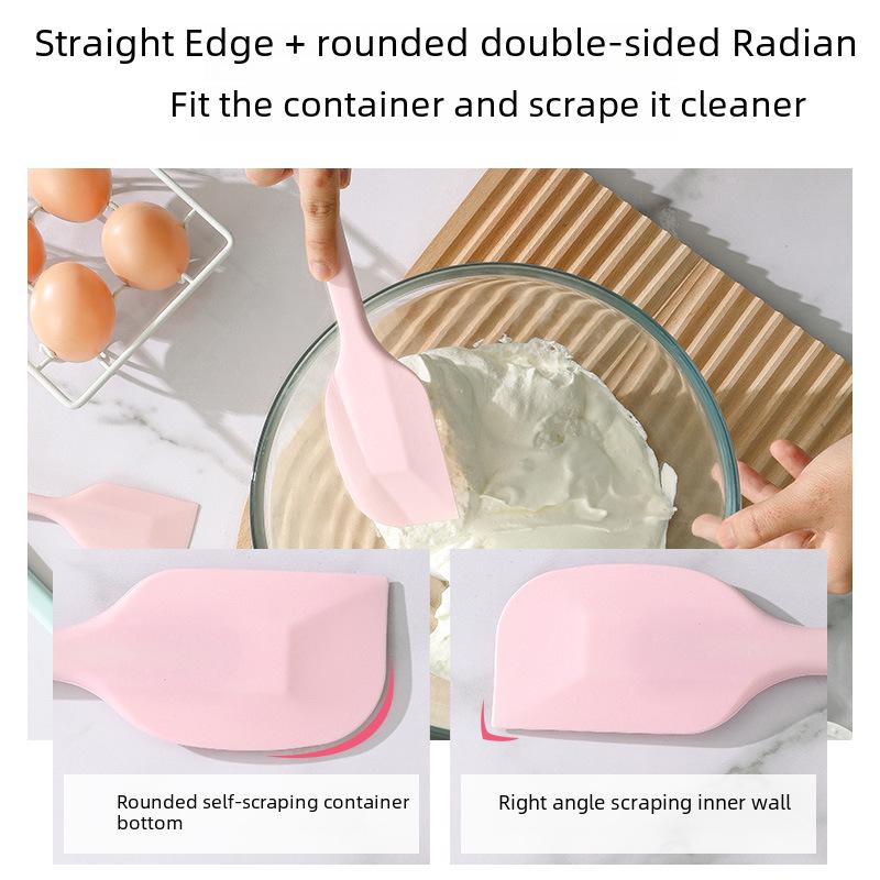 Силиконовая высокотемпературная лопатка и скребок для крема для торта