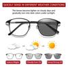 Pochromic Anti Blue Light  Eye Glasses Men Women Round Squre Optical Eyewear Frame Computer Glasses Sunglasses UV400