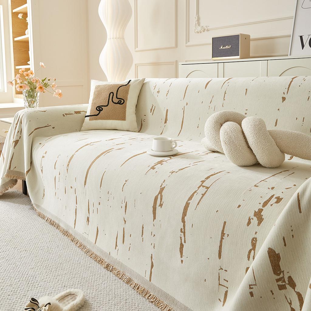 Simple Sofa Cover Towel High-Grade Four Seasons Universal Wear-Resistant Stain-Resistant Non-Stick Wool Sofa Cover
