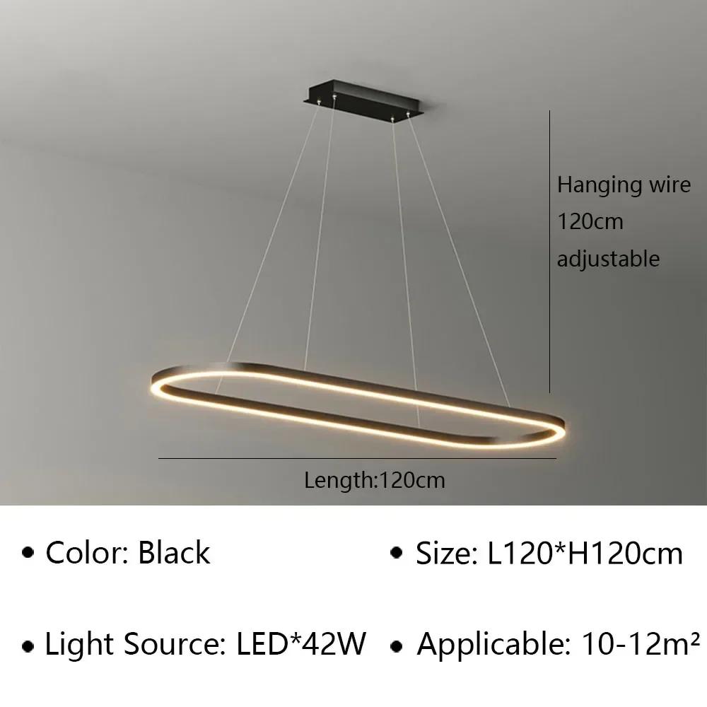 Modern LED Pendant Light For Living Dining Room Kitchen Hotel Bedroom Ceiling Chandelier Indoor Home Decoration Lighting Fixture