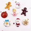 20pcs Resin Colorful Christmas Combination Flatback Cabochon Stone Figurines Christmas Embellishments DIY Scrapbook Craft