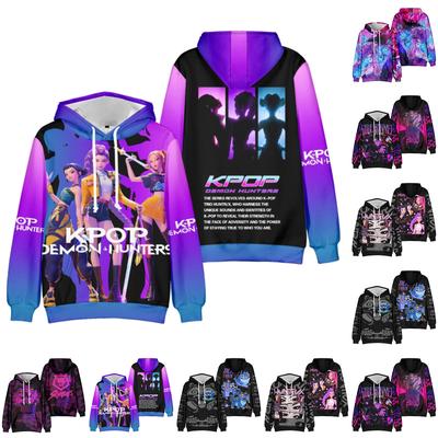 Женская модная повседневная толстовка с длинным рукавом, капюшоном и принтом группы ведьм