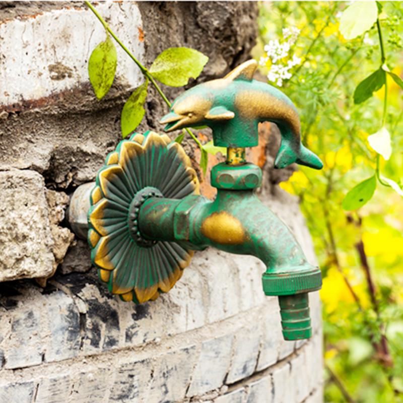 Тяжелый садовый кран для животных, садовый кран для раковины, кран для птиц-воробьев