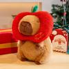 Christmas Capybara Plush Toy Doll with Accessories