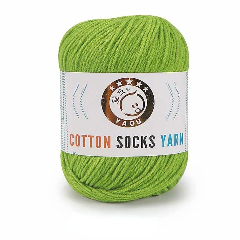 1 рулон вязаной пряжи, мягкая детская молочная хлопковая пряжа для шарфа, свитера, рукоделия и вязания крючком, радужная массивная пряжа