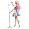 Barbie 65 Barbie and Work Pop Star Dress-up Doll House Pretend Play Doll Ages 3 and Up Silver JCW42