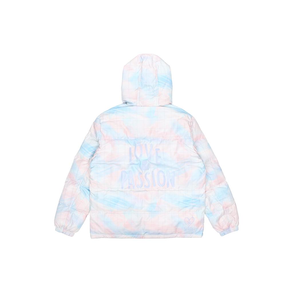 Li Ning Wade Series Cotton Candy Casual Reflective Short Down Jacket Unisex Jacket Off-White AYMR511-1