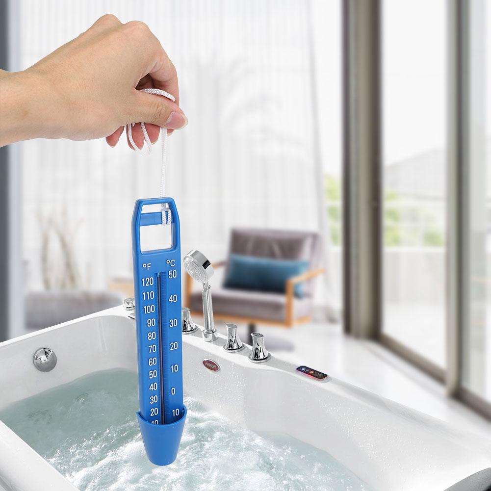 Плавающий термометр для бассейна, термометр для воды с веревкой, спа-ванна для бассейна