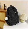 Schoolbag Printed Bear School Bag Girls High Value Simple Wind Light College Student Class Bag Travel Commuter Backpack