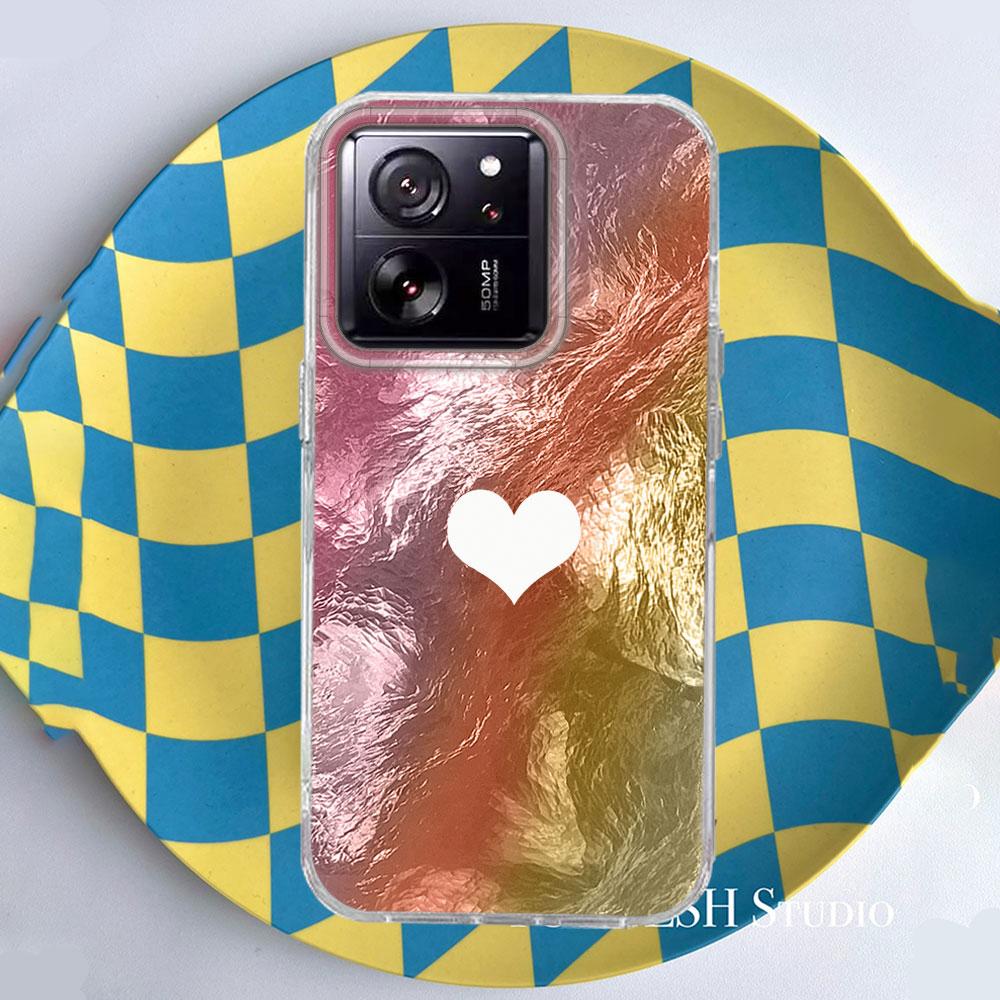 Волнистая полоса Леопард INS Мода Чехол для телефона для девочек для Xiaomi 13T 14T 11 Lite NE Poco X5 M6 Pro X6 X7 X3 Pro NFC C65 C61 M5S Чехол