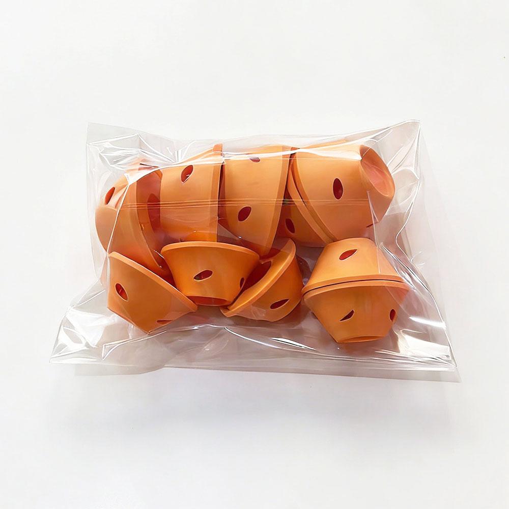 Silicone World 10PCS Set Silicone Mushroom Hair Curler Rollers Hair Cylinder Twist Hair No Heat Hair Curling DIY Styling Tools