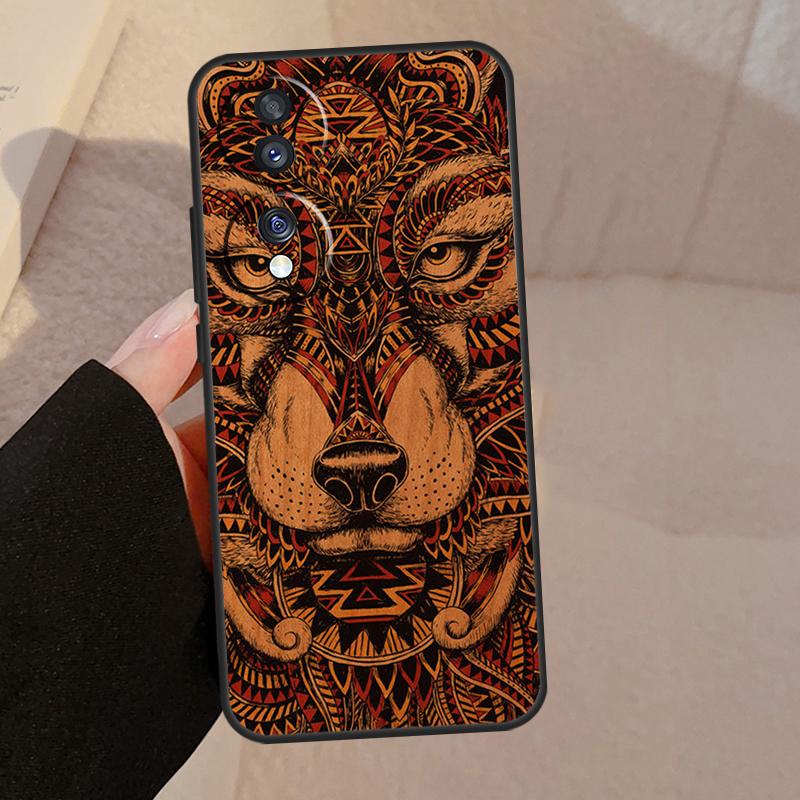 Wood Pattern For Honor 90 70 50 Lite Magic 5 Pro 8X 9X Phone Case For Honor X8a X9a X7a X6a X9 X7 X8 X9b