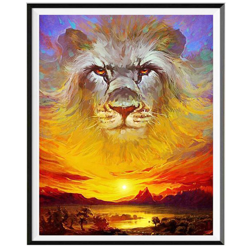 5D алмазная картина сделай сам пейзаж животное полная алмазная вышивка ручная работа мозаичный узор украшение для дома спальня подарок