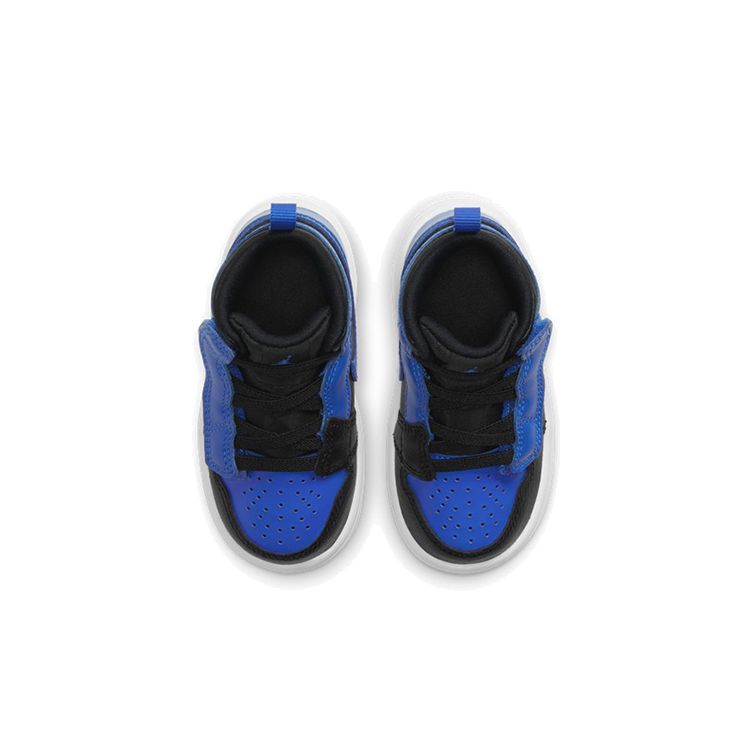 Air Jordan 1 Mid ALT TD Royal Blue Baby Sneakers Black Hyper-Royal White AR6352-077