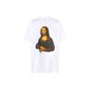 Mona Lisa Series SS21 Blurred Portrait Print Short Sleeve T-Shirt Men Tops White OMAA038F20FAB0140101