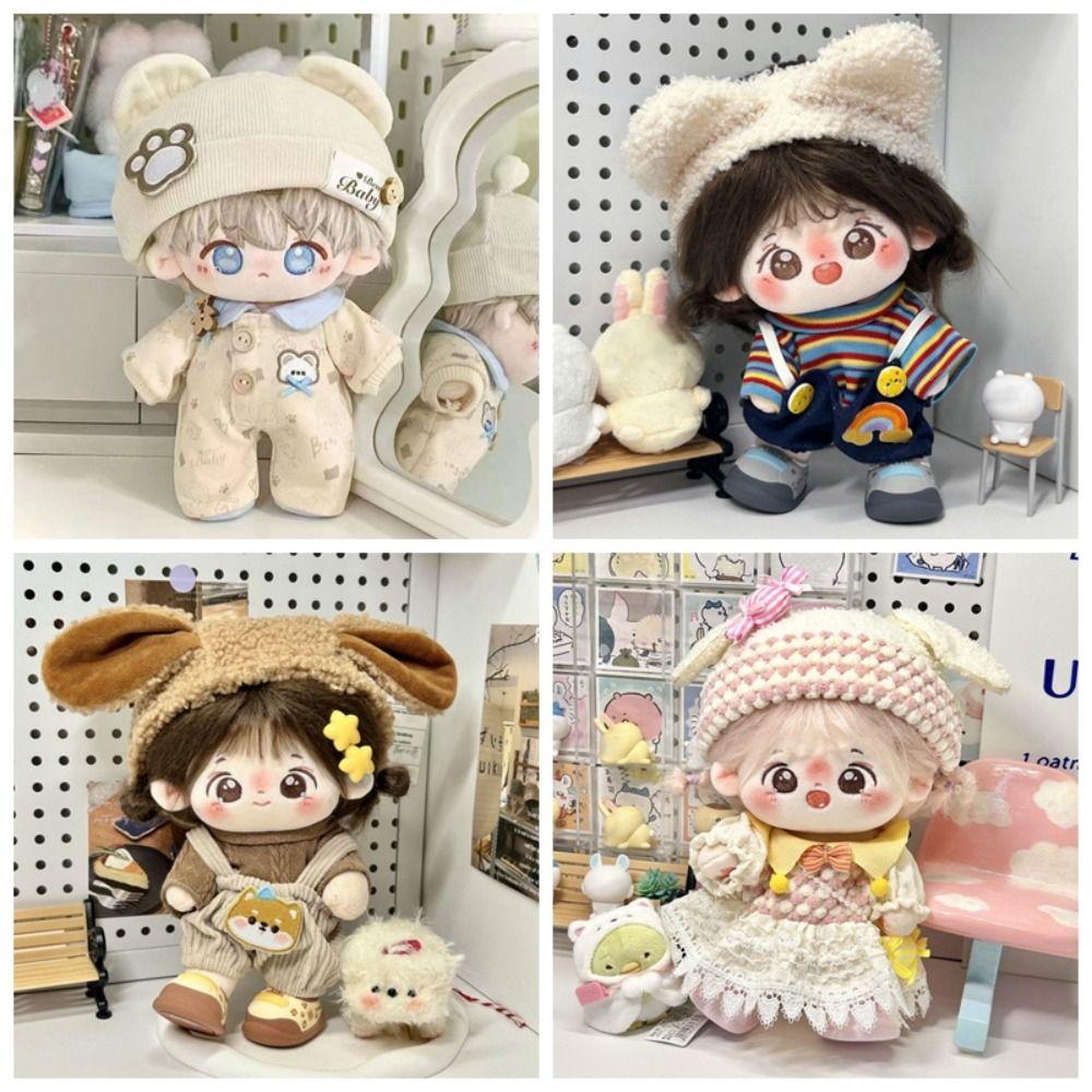 Cool Cute 20cm Dolls Clothing Set Colorful Doll's Accessories Miniature Dress Suit BJD Doll