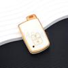 2 кнопки ТПУ чехол-брелок для Toyota CHR Avalon Land Cruiser Corolla Camry RAV4 Highlander Auris чехол для ключа дистанционного управления автомобилем