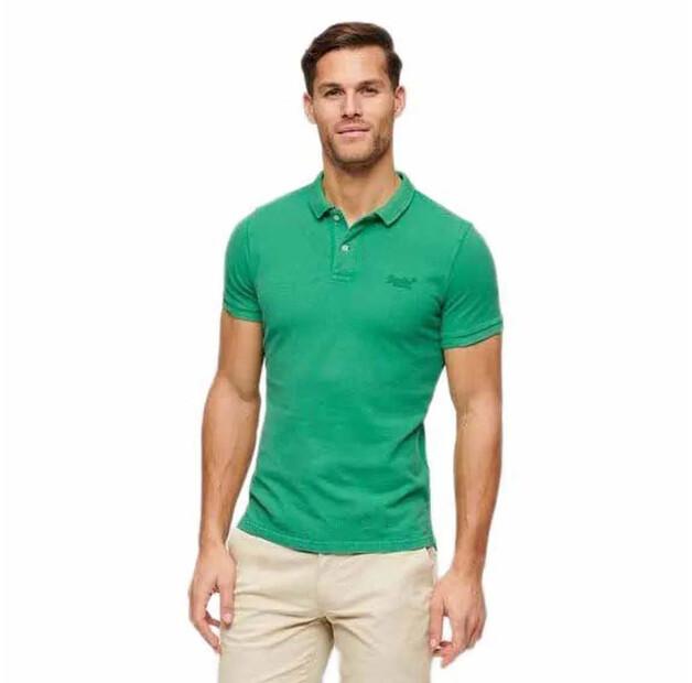 Superdry Vint Destroy Short Sleeve Polo