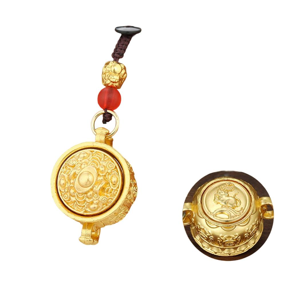 Подвеска-брелок с символом китайского зодиака, символизирующая удачу и богатство, изготовленная из прочного металла с изысканными деталями.