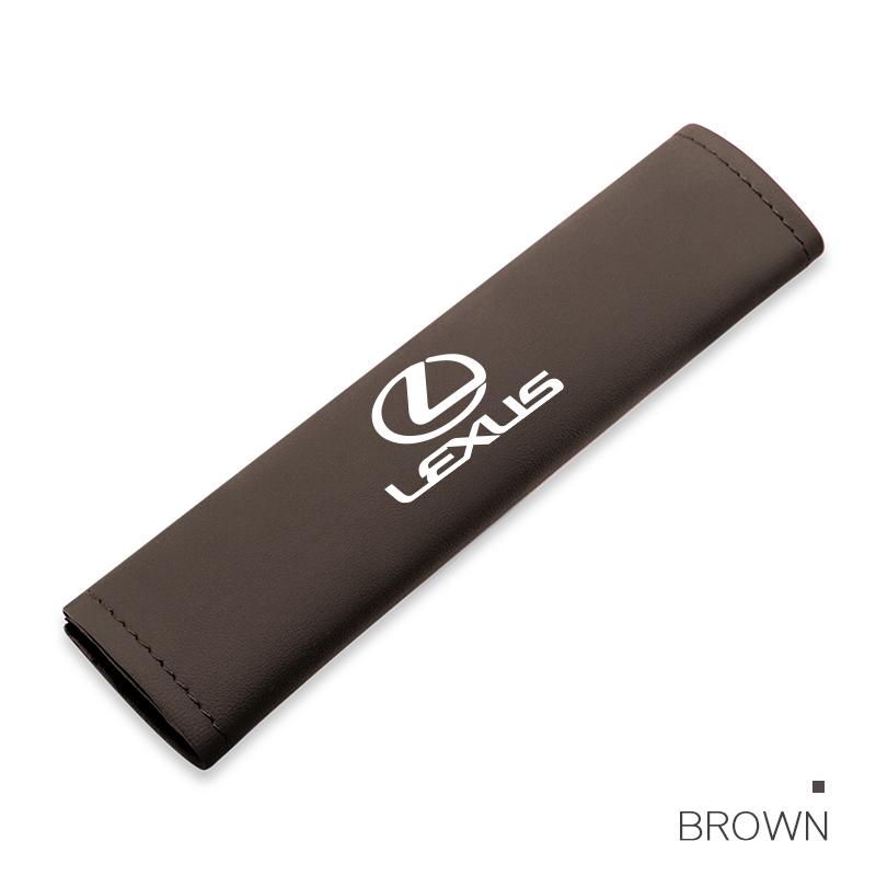 Car Seat Belt Cover Leather Shoulder Protection Cover For Lexus F SPORT ES RX NX LS UX LM LX GX LC RZ IS CT GS RC HS SC TX LBX